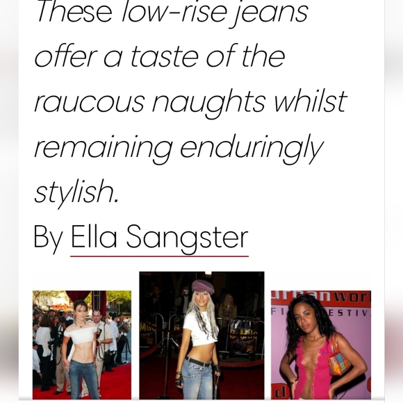 FRANKIE B 1990S VINTAGE DARK DENIM WIDE LEG LOW WAISTED HIP HUGER JEANS.SIZE XS/ - Picture 12 of 13